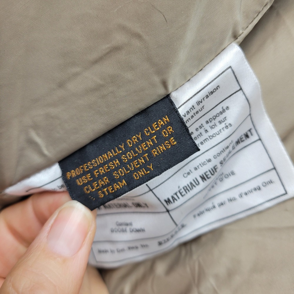 Eddie Bauer Trench‎ Coat Womens Medium Petite Parka Coat Long Puffer Down Lined - Picture 13 of 16